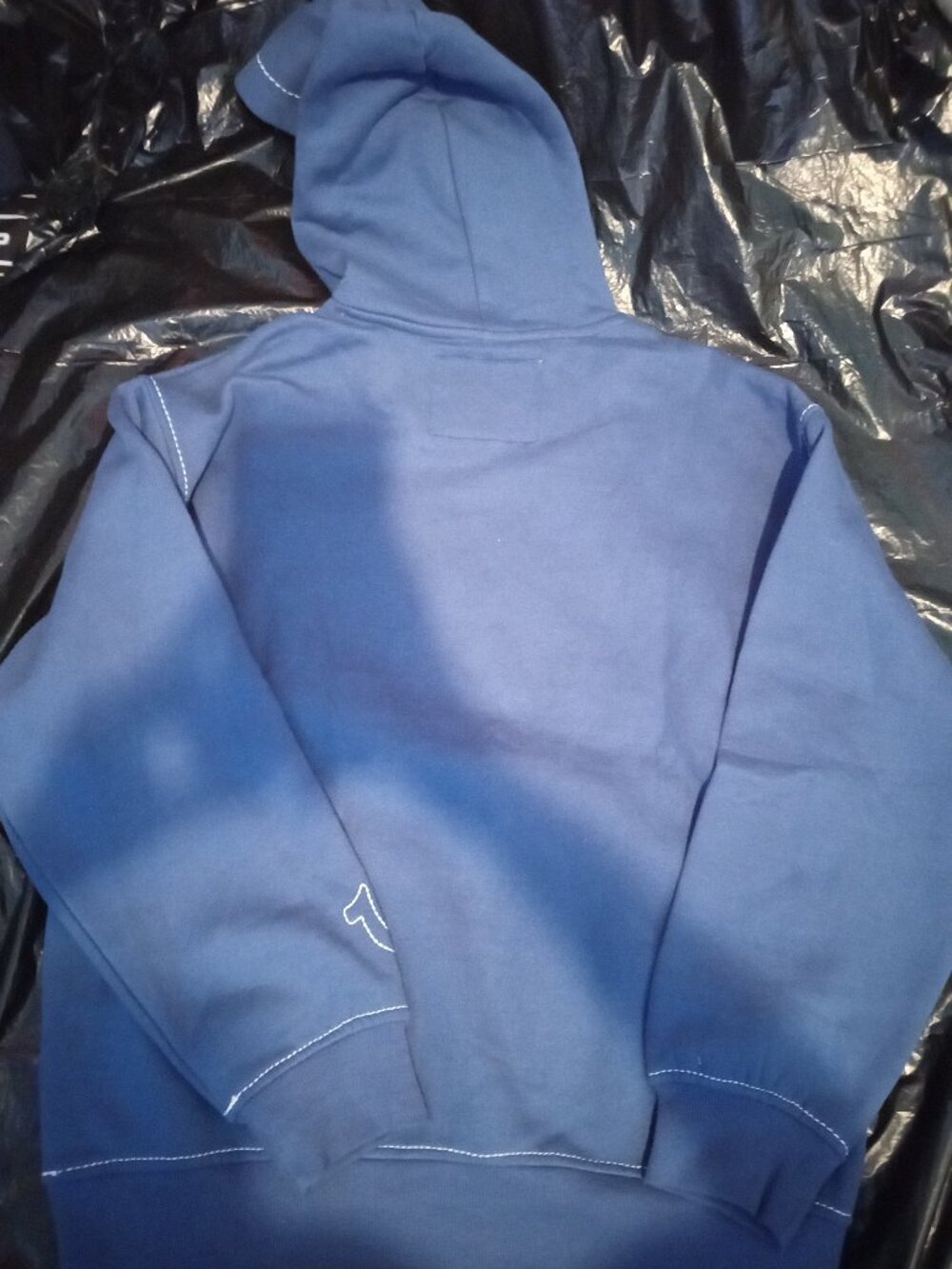 True Religion Mens XS Blue/Pink Pullover Hoodie - Picture 5 of 5